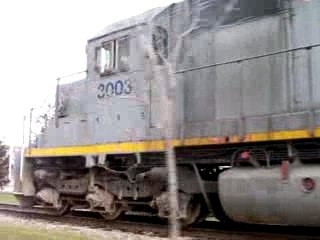 NB Marquette Rail Z151 on New Years Day