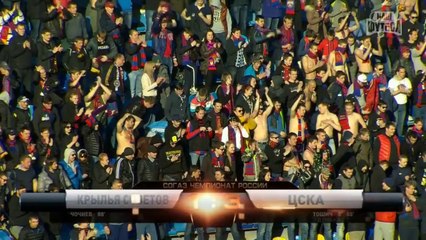 RFPL 13/14 Week 24 Krylia 1-3 CSKA Match Highlights 05.04.2014