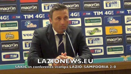 SAKIC in conferenza stampa LAZIO-SAMPDORIA 2-0