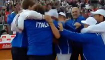 Andreas Seppi regala il punto decisivo - Italia vs Gran Bretagna - Davis Cup 2014