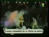 CLAUDIA FERNANDEZ CANTANTE EN LA FIESTA DE MIRTHA LEGRAND