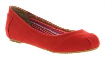 Toms Classic Canvas Red Womens Shoes