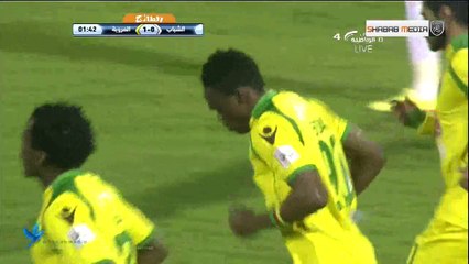 الهدف الاول للعروبة على الشباب