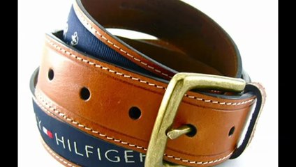 Tommy Hilfiger Men's Ribbon Inlay Belt