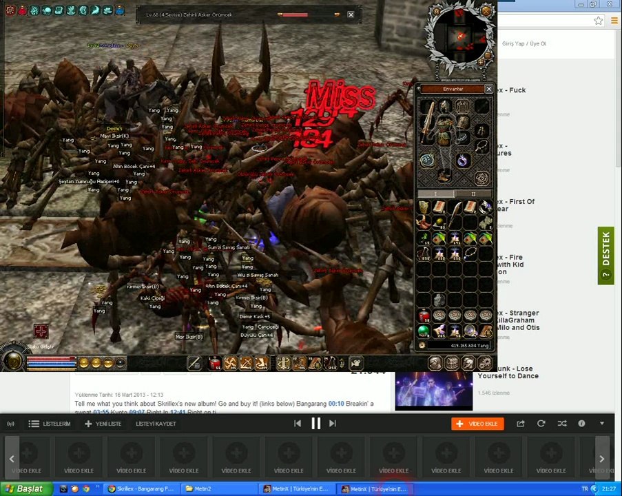 Hile kullanımı metinx