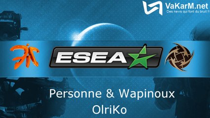 Fnatic vs Ninjas in Pijamas - ESEA XVI - De_train