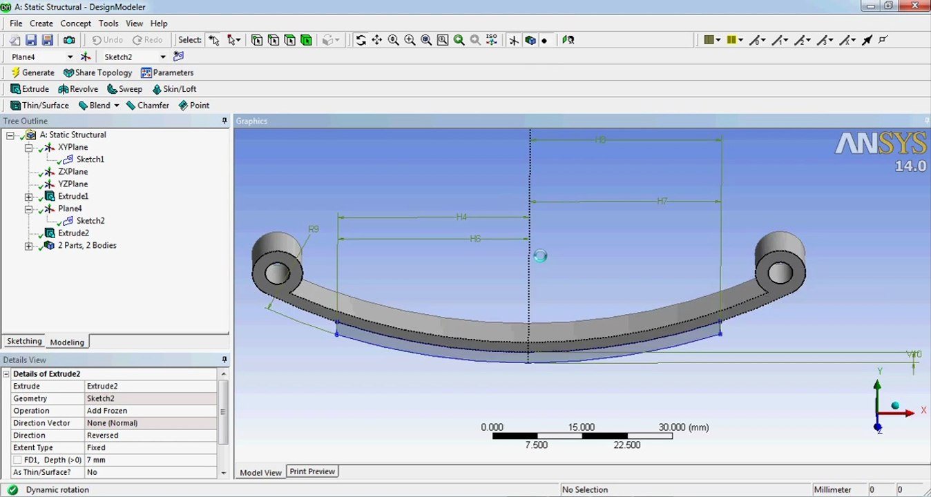 Ansys Makas Analizi 1.Part