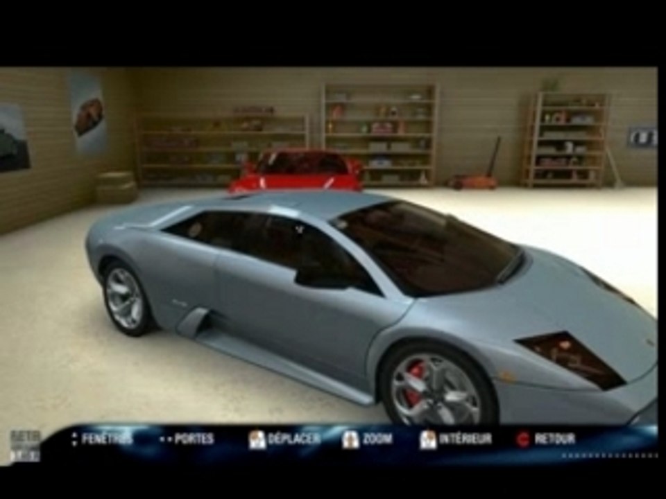 video tdu la lamborghini exterieur/inter