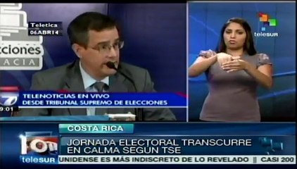TSE costarricense afirma que comicios se realizan en calma