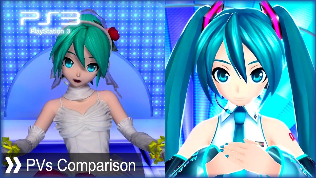 「初音ミク -Project DIVA- PS3」メルト [Comparison]