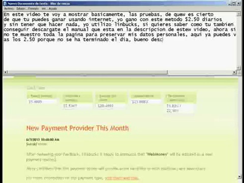 Metodo para ganar dinero facil usando internet con linkbucks