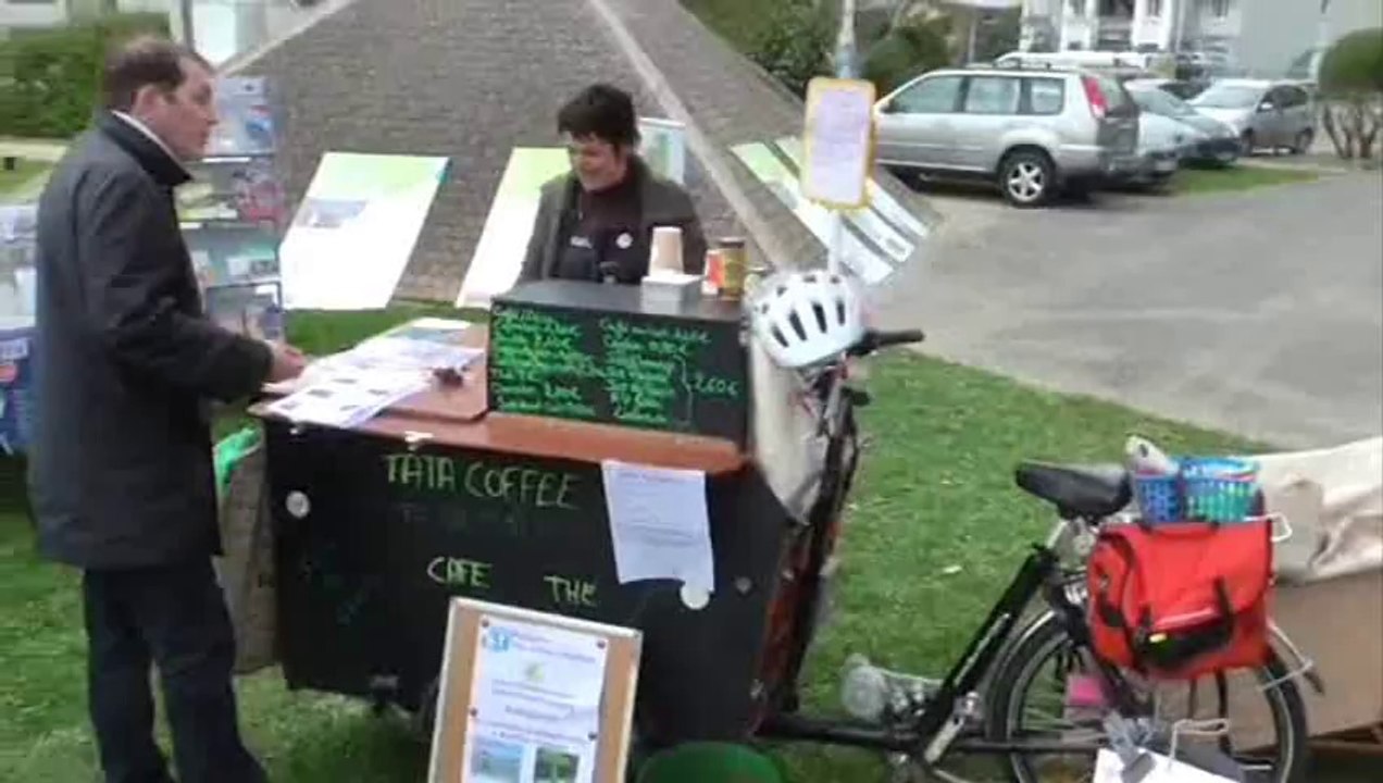 Stand de Tata Coffee au village du DD - 5 avril 2014