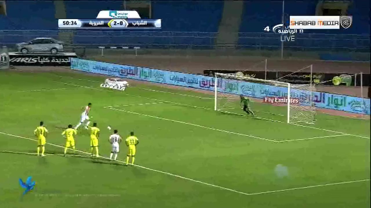 الشباب 1-3 العروبة tvgoals.net