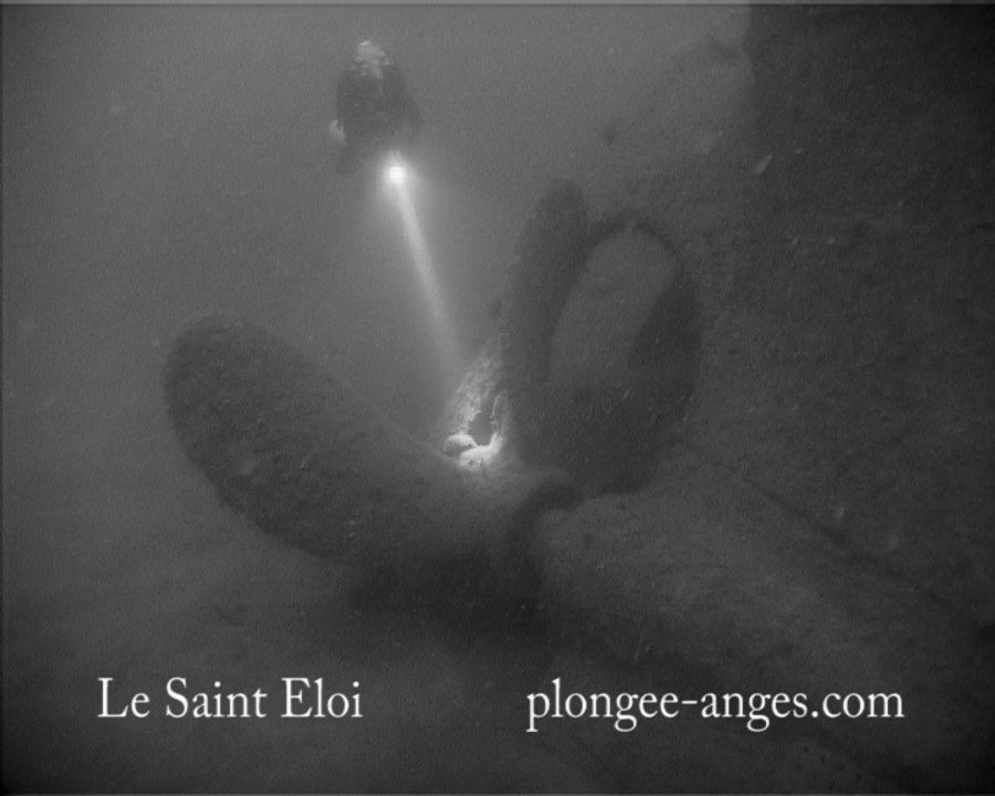 Epave du Saint Eloi: de la machine à la poupe