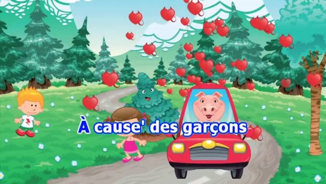 A caus' des garçons - A cause des garçons (karaoké)