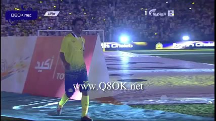 التتويج الكامل لنادي #النصر بلقب دوري #عبداللطيف_جميل 6-4-2014
