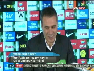 Derbi maç sonrasında Ersun Yanal'ın açıklamaları