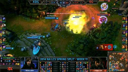 LCS NA W11D3 Game 5 XDG vs EG