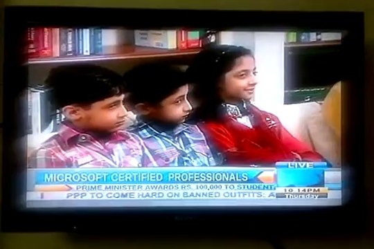 Subhan ali Syedain, 7 year Old, World's Youngest Microsoft Certified IT Professional,