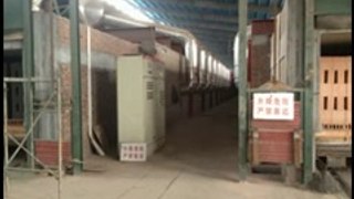 Automatic clay brick factory video