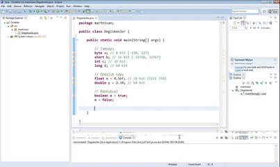 Değişkenler (Java Programlama Dili)