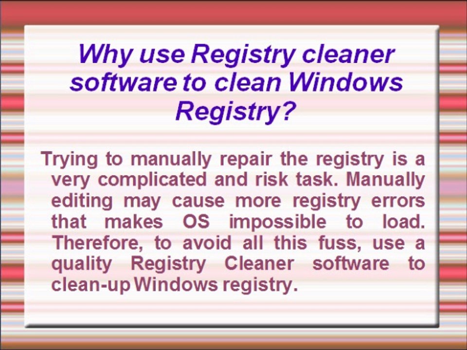Optimize Registry with Best Registry Cleaner