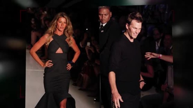 Tom Brady assiste au défilé de Gisele Bündchen à Sao Paulo