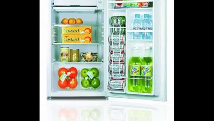 midea HS-87L Compact Single Reversible Door Refrigerator with Freezer, 2.4 Cubic Feet