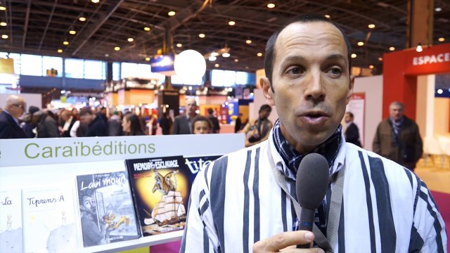 Rencontre avec Florent CHARBONNIER au Salon du livre de Paris avec le ministère des Outre-mer