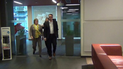 Joëlle Milquet et Maxime Prevot au Soir Magazine