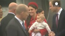 British royals arrive in New Zealand for official tour