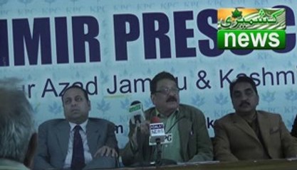 Nazir ul Haq Nazish Chairman JKPNP Press Conference Part 2