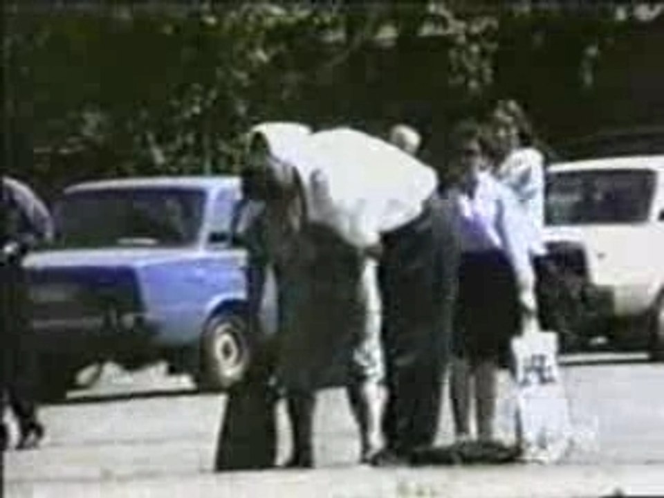 Funny Clips - Two women hit by cars