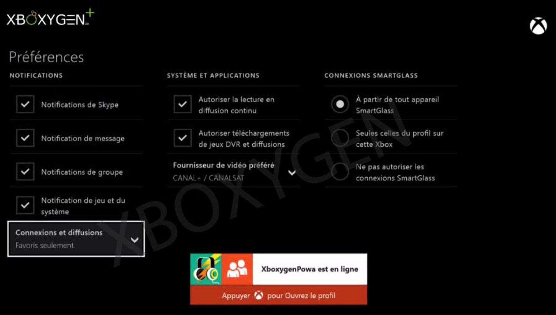 Xbox One - Notification d'amis - Vidéo Dailymotion