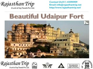 Udaipur holiday trip in india | Udaipur Tour Packages offer at joy travels