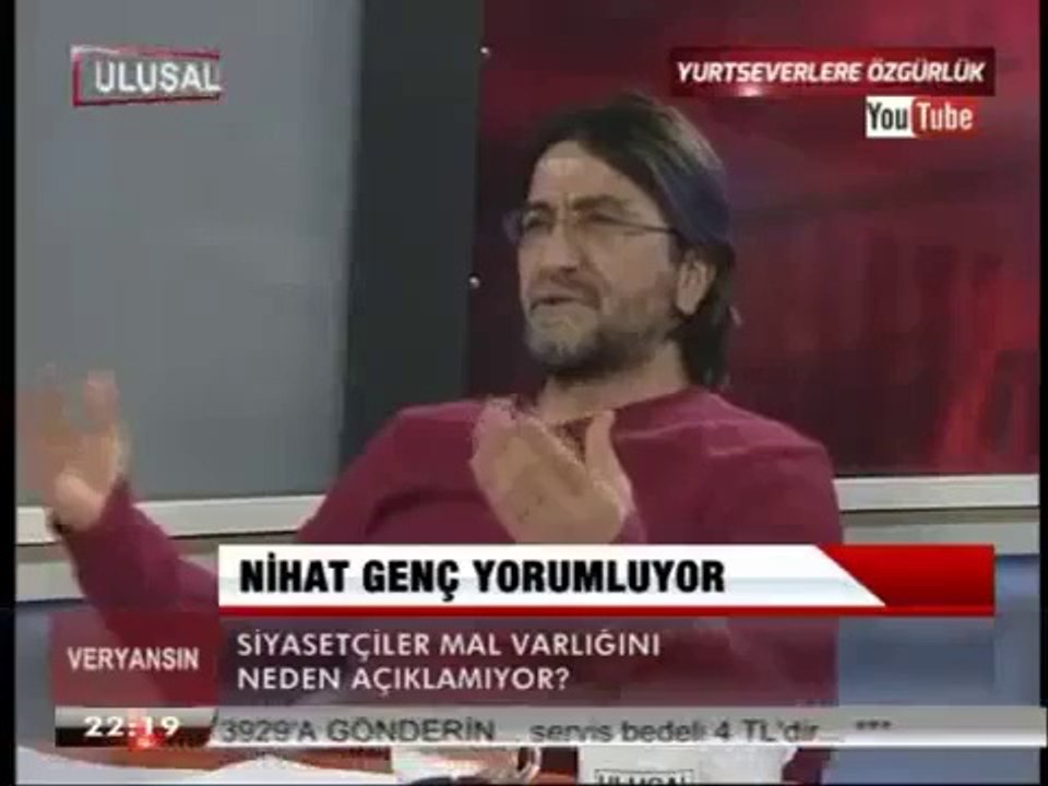 Nihat Genç  Siyasetçilerin Mal Varlığını Açıklayamaması