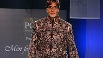 Amitabh Bachchan Gets Cold Feet On Ramp