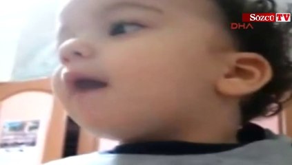 Ahmet Nedim bebeğin keyifli anları
