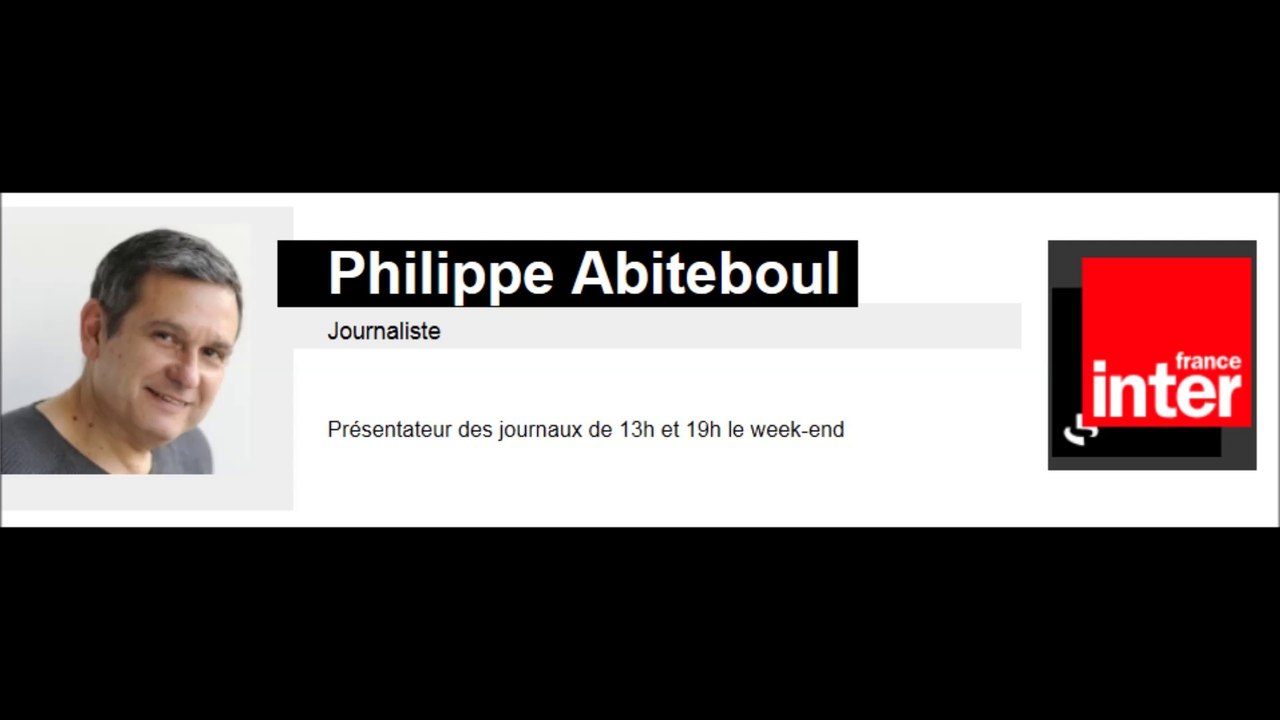 22.03.14 - France Inter - JT de Philippe Abiteboul.