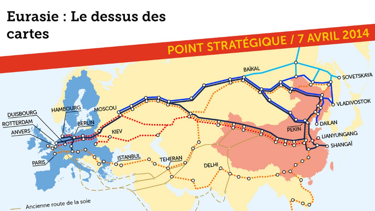 Eurasie : Le dessus des cartes