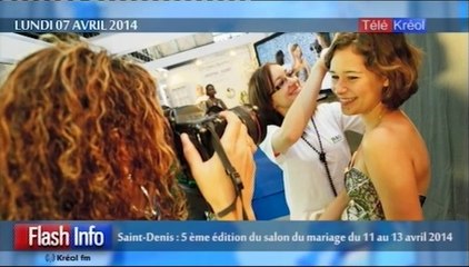 Flash info du iundi a vendredi a 18h50 07 04 2014 sur Télé Kréol
