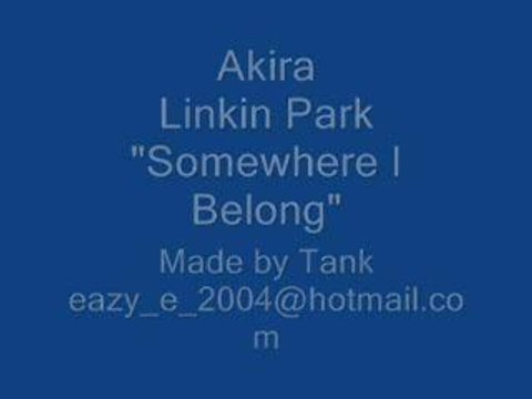 AMV AKira Linkin Park Somewhere I Belong