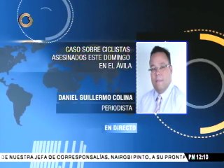 Ministerio Público investiga asesinato de 2 ciclistas en El Ávila