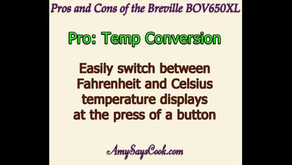 Pros and Cons of the Breville BOV650XL Toaster Oven