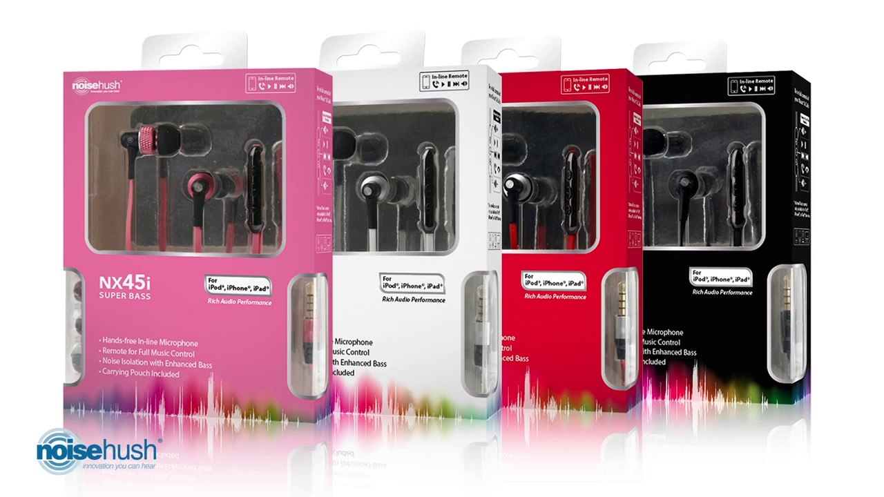 NoiseHush - NX45i Super Bass Headphones