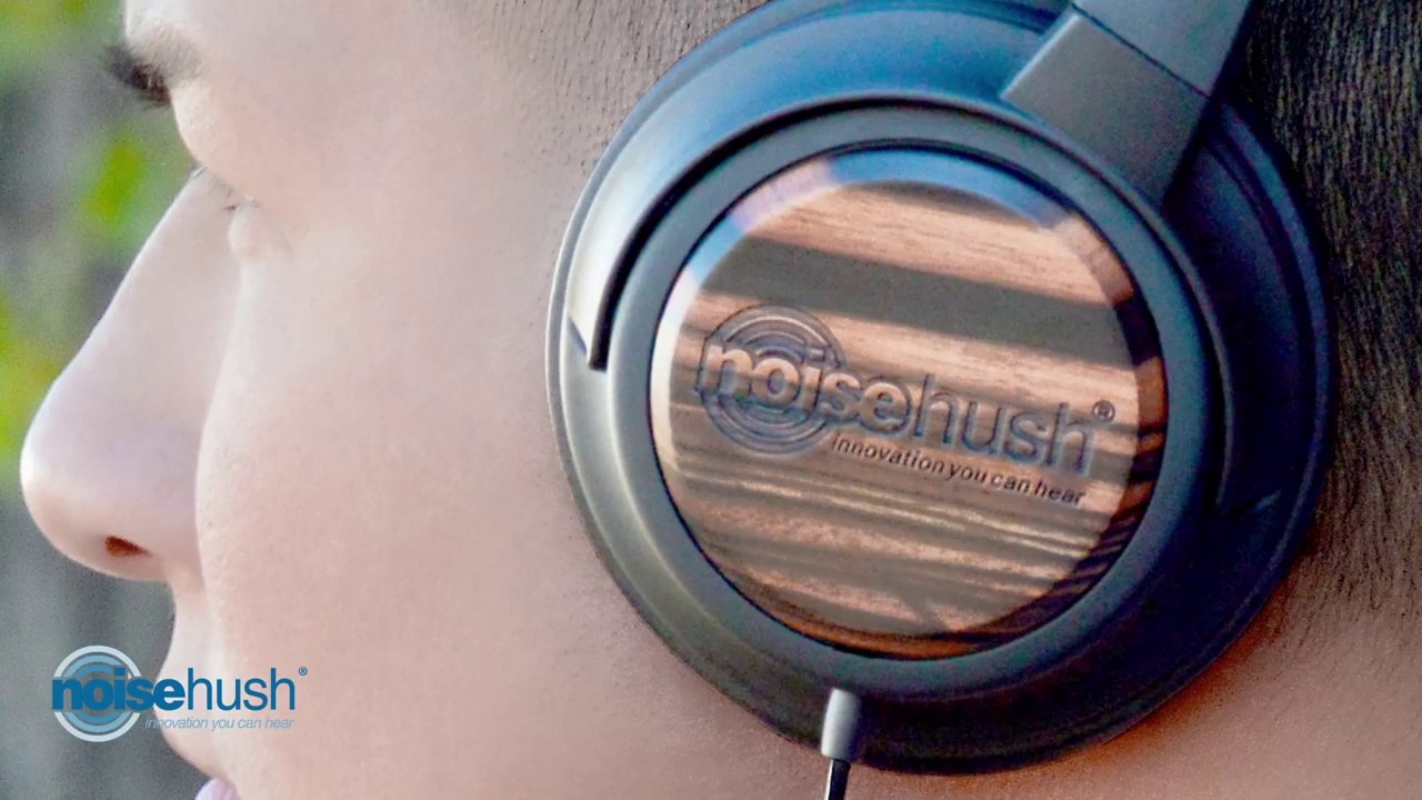 NoiseHush - NX22R HI-FI Stereo Wood Headphones