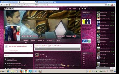 How we change our facebook theme.