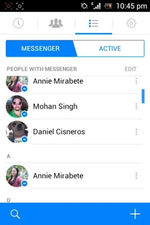 Facebook Messenger features free voice calls