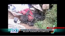 Cusco: Mujer habría enterrado en el patio de su casa a esposo tras asesinarlo