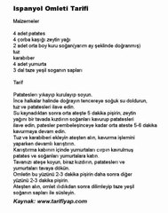 Ispanyol Omleti Tarifi